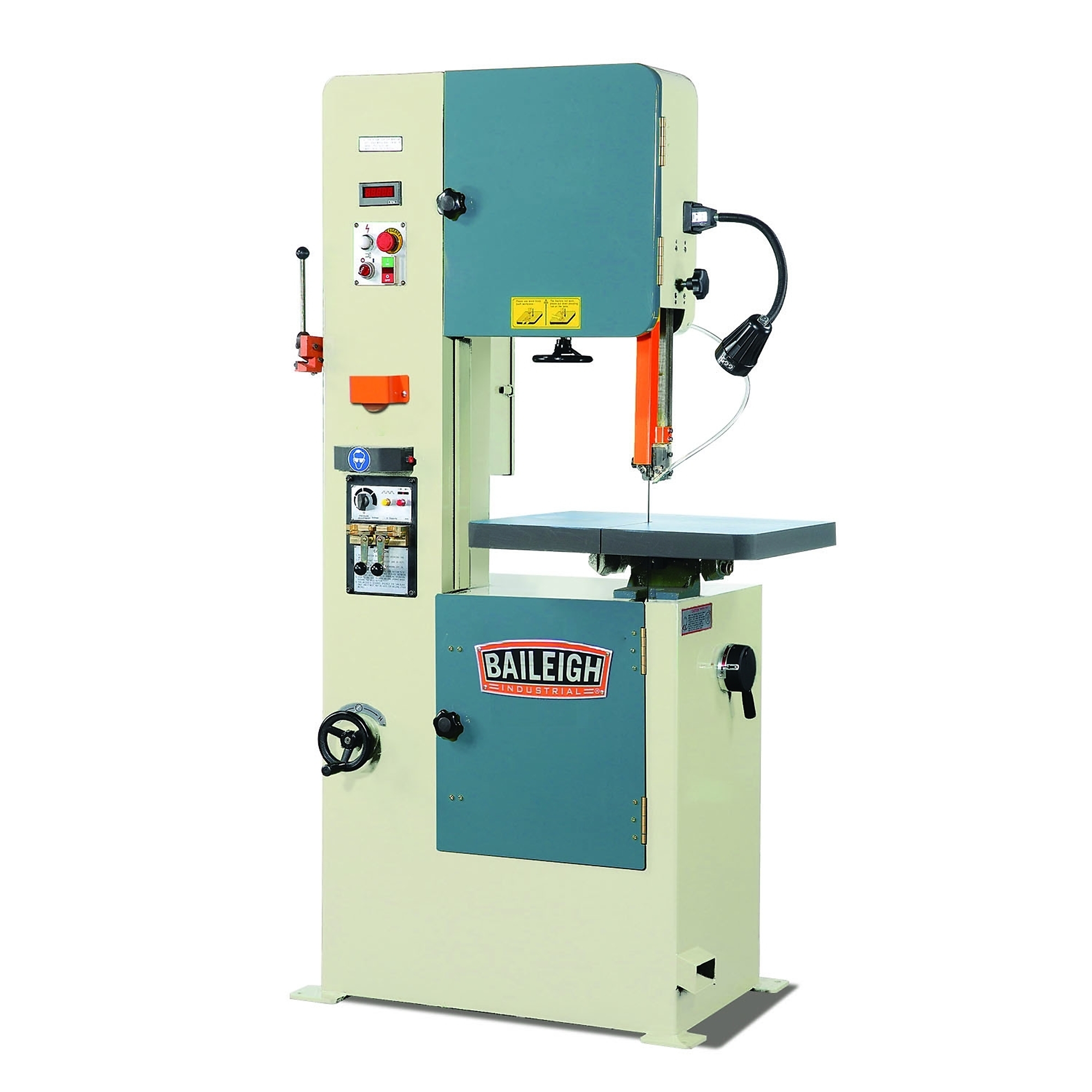 Baileigh, Vertical Bandsaw, Horsepower 2 HP, Volts 220 Power Type Hardwired, Model# BSV-20VS-V2